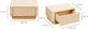 Moe's Home Collection Round Off Light Oak Brown Small Nightstand-3