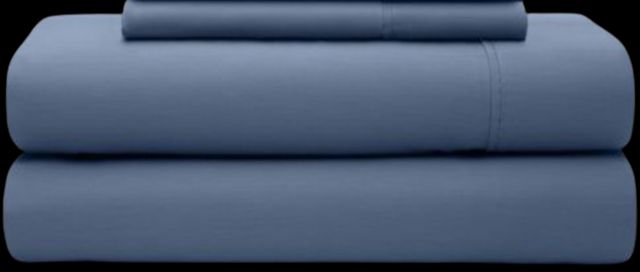 Weekender™ 3-Piece Blue Double-Brushed Microfiber Twin XL Sheet Set-0