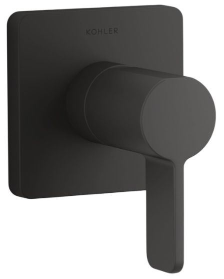 KOHLER® Parallel® Matte Black Transfer Valve Trim-0