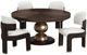 Michael Amini® West Kensington Medium Espresso Round Dining Table-2