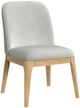 Elements International Rosalie Gray/Natural Dining Side Chair-0
