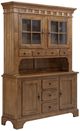 Liberty Furniture Treasures Rustic Oak Hutch and Buffet-0
