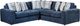 Fusion Furniture 7003 Elise 3-Piece Ink L-Shaped Sectional-0