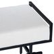 Crestview Collection Zara Black/White Bench-3