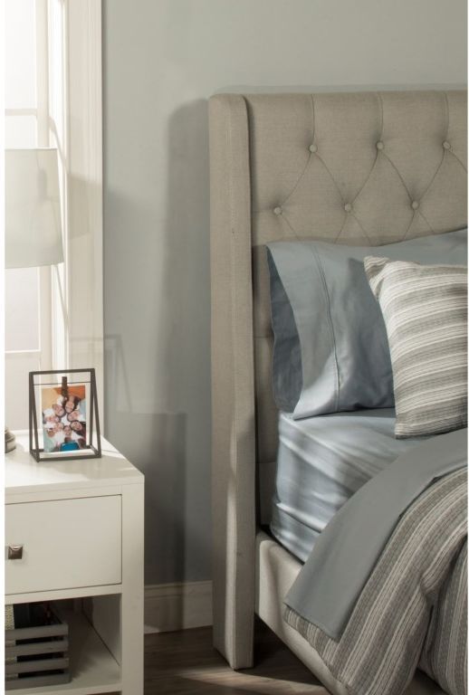 HH2 Home Churchill Dove Gray California King Bed-3
