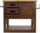 YHD Dempsey Brown Kitchen Island-2