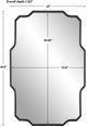 Uttermost® Casmus Matte Black Wall Mirror-3