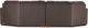 Jaymar High Point Evolution 2 Piece Illusion Dark Brown Gr. 30 Sectional-2