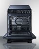 Summit® White Pearl Series 24" Black Slide-In Electric Range-1