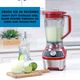 Kenmore® 1200W Red and Stainless Steel Counter Blender with Variable Speed-4