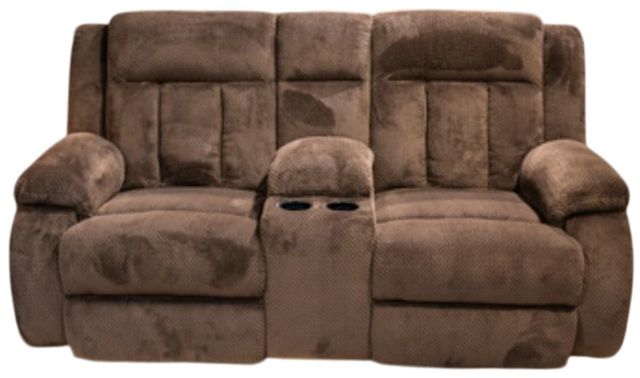 Signature Design by Ashley® Free Wake Chocolate Power Reclining Loveseat-0