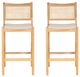 Powell® Beaux 2-Piece Natural Cane Barstool-3