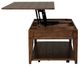 Liberty Furniture Lake House Rustic Brown Oak Lift Top Cocktail Table-5
