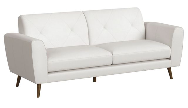 Elements International Sonata Ling Dian White Sofa-0