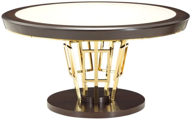 Michael Amini® Belmont Place Espresso 60'' Round Dining Table-0