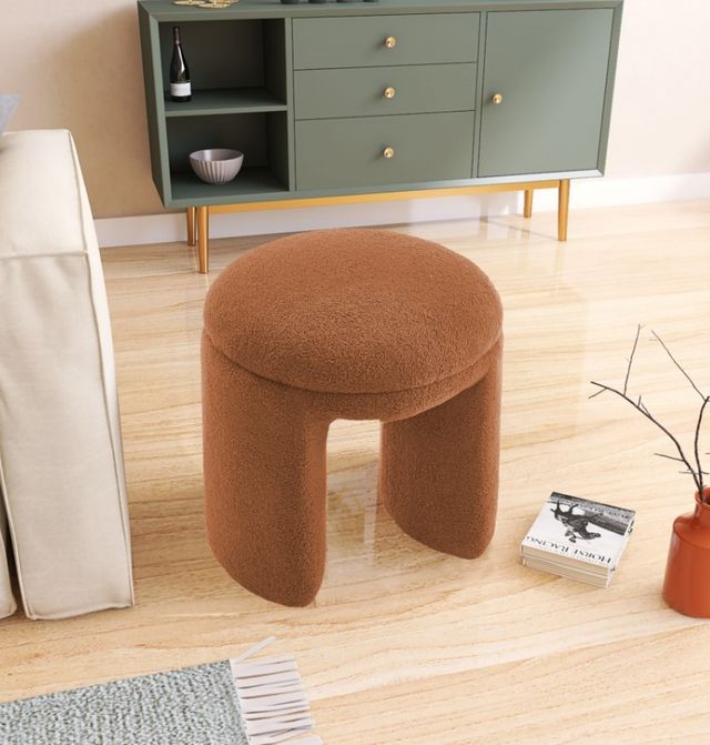 Meridian Furniture Bowen Saddle Ottoman/Stool-3