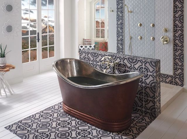 Brizo Traditional Brilliance® Polished Nickel Wall Mount Tub Filler Unions-1