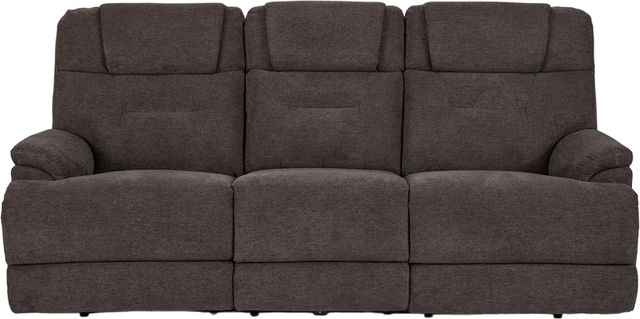 Flexsteel® Zecliner Zofa Umber Power Reclining Sleep Sofa with Power Headrests and Lumbar-3