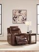 Signature Design by Ashley® Next Move Mahogany Power Recliner with Adjustable Headrest-2