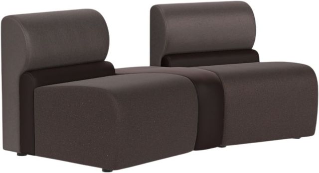 American Leather® Customizable Waverly 3-Piece Leather Curved Sectional-0