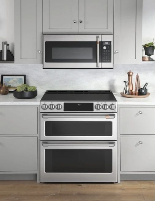 Café™ 30" Stainless Steel Slide-In Electric Range-1