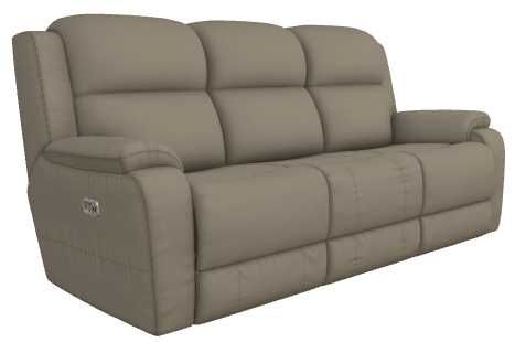 La-Z-Boy® Dorian Fossil Power Reclining Sofa with Headrest-0