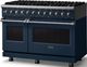 Viking® 5 Series 48" Slate Blue Pro Style Dual Fuel (LP) Range with Polished Chrome Trim-3