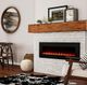 Sunheat® Black Wall Mount Fireplace with Table Stand-3