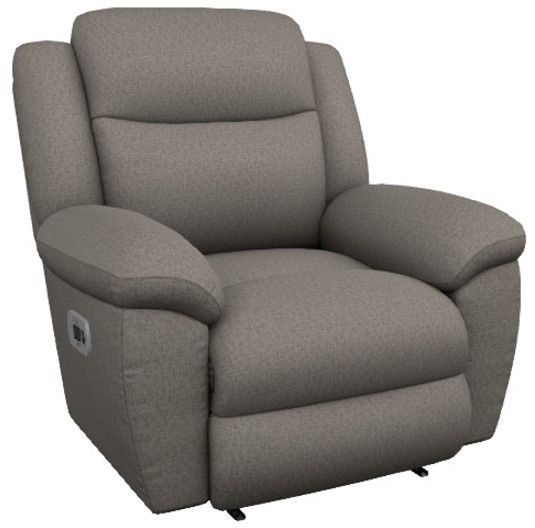 La-Z-Boy® Joel Pewter Power Wall Recliner with Headrest and Lumbar-0