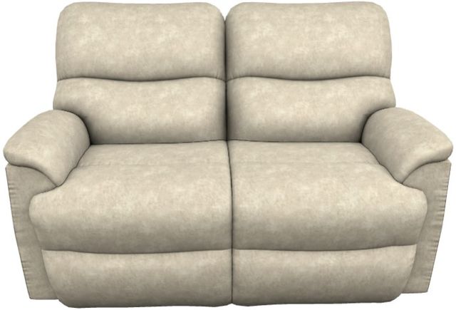 La-Z-Boy® Trouper Stucco Power Reclining Loveseat with Headrest and Lumbar-1