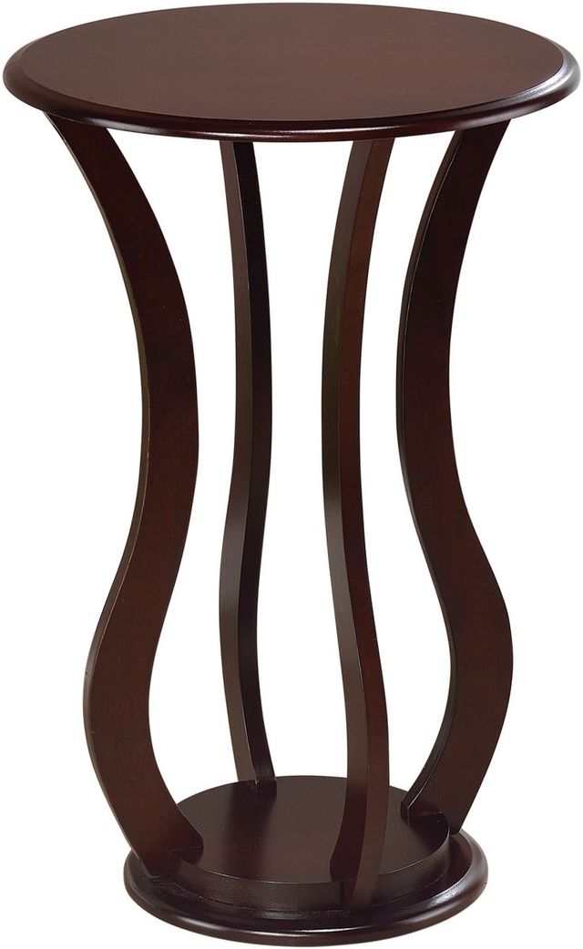 Coaster® Elton Cherry Round Top Accent Table-0