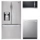 LG 3 Piece Stainless Steel Kitchen Package-0