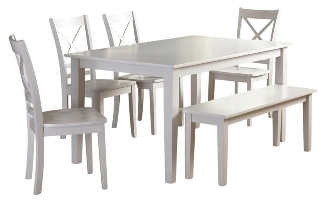 Jofran Inc.Simplicity 6-Piece Dove Dining Set-0