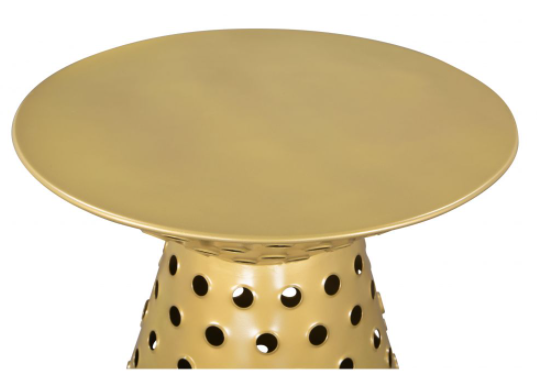 Zuo® Modern Proton Gold Side Table-2