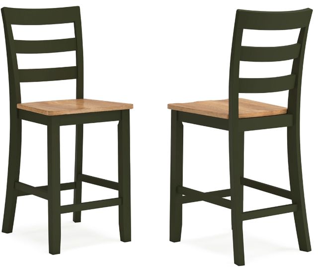 Signature Design by Ashley® Gesthaven Green/Natural Counter Stool-4