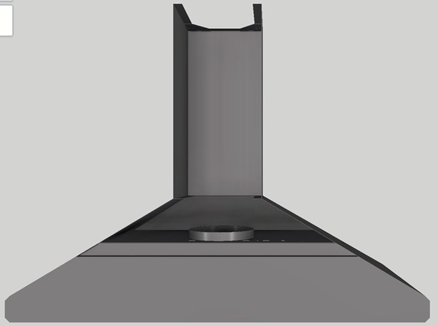 Vent-A-Hood® 48" Gunsmoke Wall Hood-2