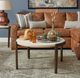 Flexsteel® Palette Beige Coffee Table with Brown Base-3