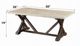 ACME Furniture Romina White Marble Top Coffee Table with Weathered Espresso Base-2