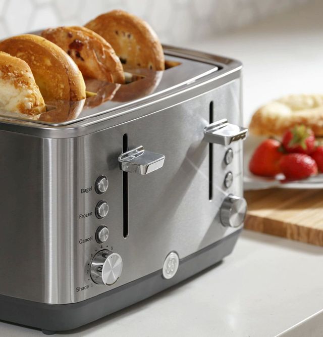 GE® 4 Slice Stainless Steel Toaster-8