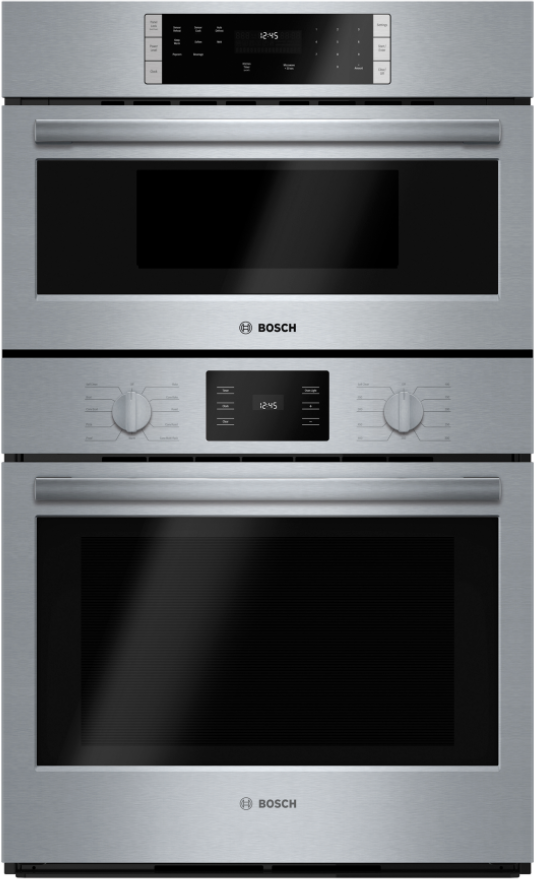 Bosch 500 Series 30" Stainless Steel Oven/Micro Combination Electric Wall Oven-0