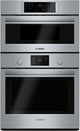 Bosch 500 Series 30" Stainless Steel Oven/Micro Combination Electric Wall Oven-0