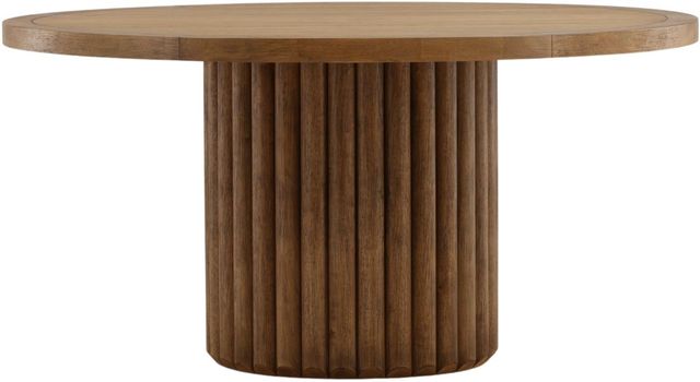 Dovetail Furniture Henley Dark Brown Round Dining Table-0