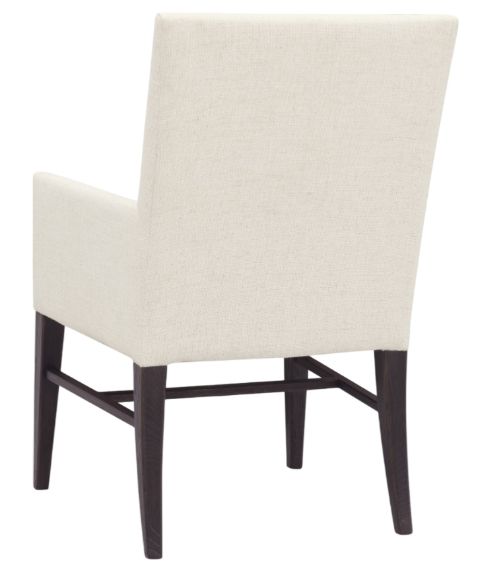 Hooker® Furniture Driftwood Burnt Timber/Lovegood Bisque Upholstered Dining Arm Chair-3