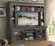 Parker House® Sundance Smokey Gray 92" Console with Hutch and Back Panel-1