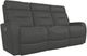 La-Z-Boy® Baron Blue Grey Leather Power Wall Reclining Sofa with Headrest-0