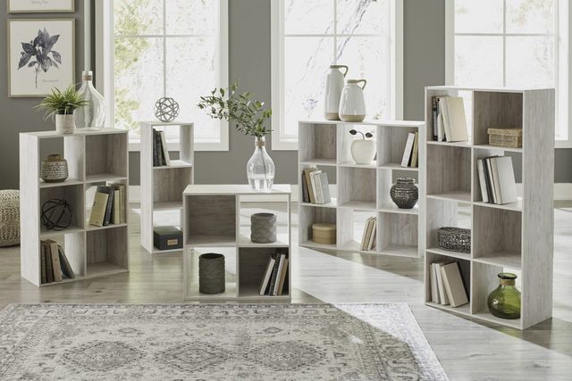 Signature Design by Ashley® Paxberry Whitewash Six Cube Organizer-2