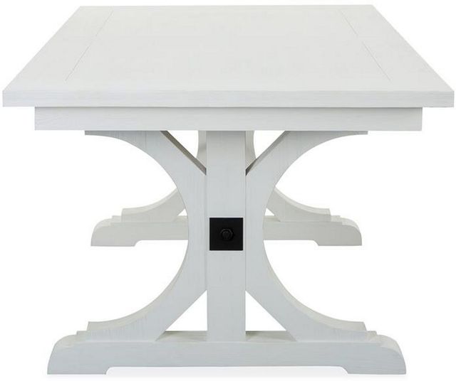 Magnussen Home® Harper Springs Silo White Trestle Dining Table-2