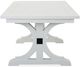 Magnussen Home® Harper Springs Silo White Trestle Dining Table-2
