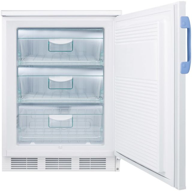 Accucold® by Summit® MED2 Series 24" 3.2 Cu. Ft. White Built In All Freezer-1