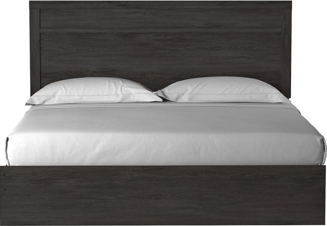 Signature Design by Ashley® Belachime Charcoal King Panel Headboard/Footboard-3